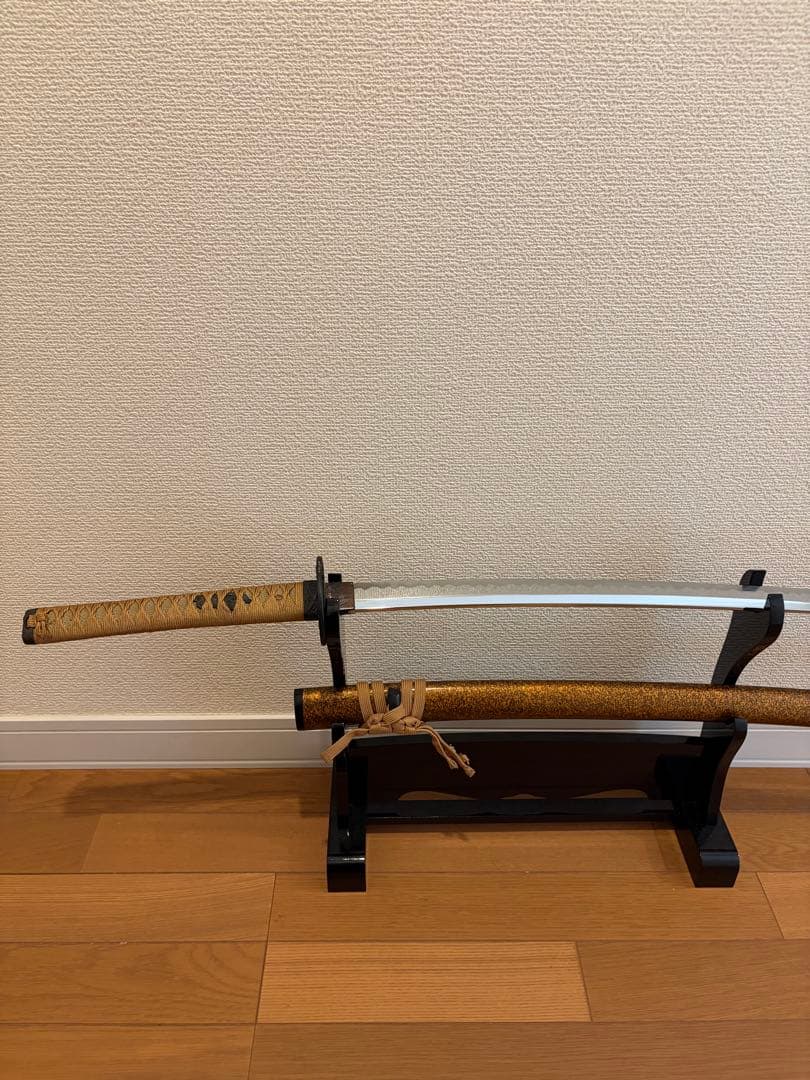 高級模造刀 金黎継 美術刀 台座付き（別型）