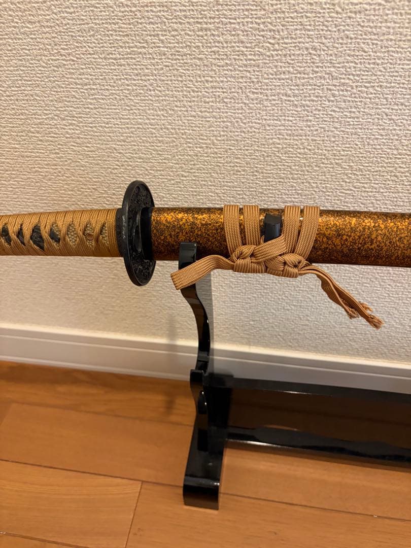 高級模造刀 金黎継 美術刀 台座付き（別型）