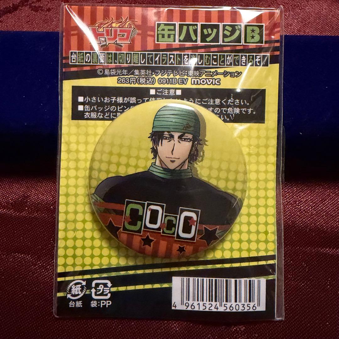トリコ　ココ　缶バッジ　アニメ　島袋光年