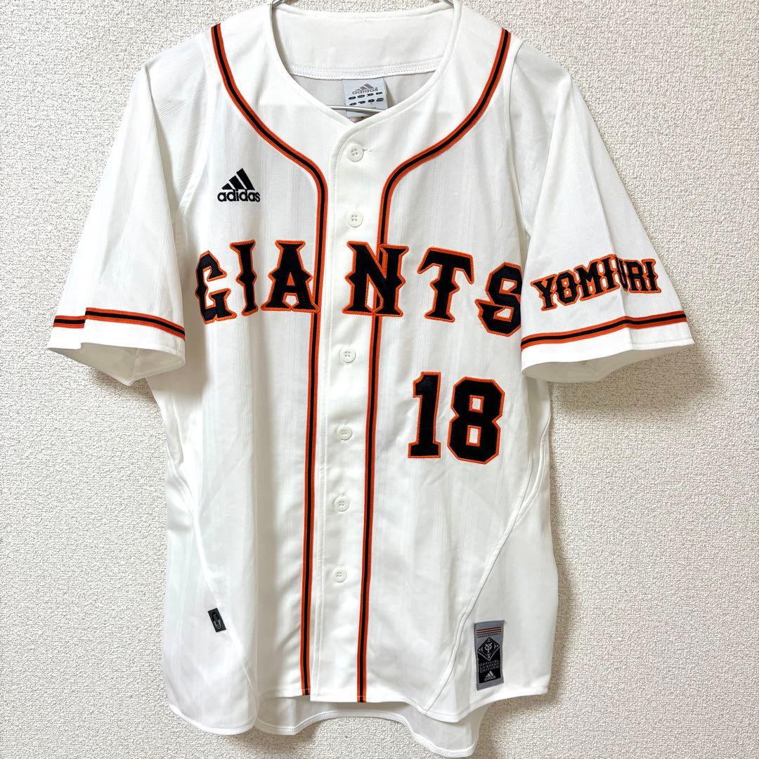 2012 巨人 読売ジャイアンツ 18番 杉内 ユニフォーム ベースボールシャツ