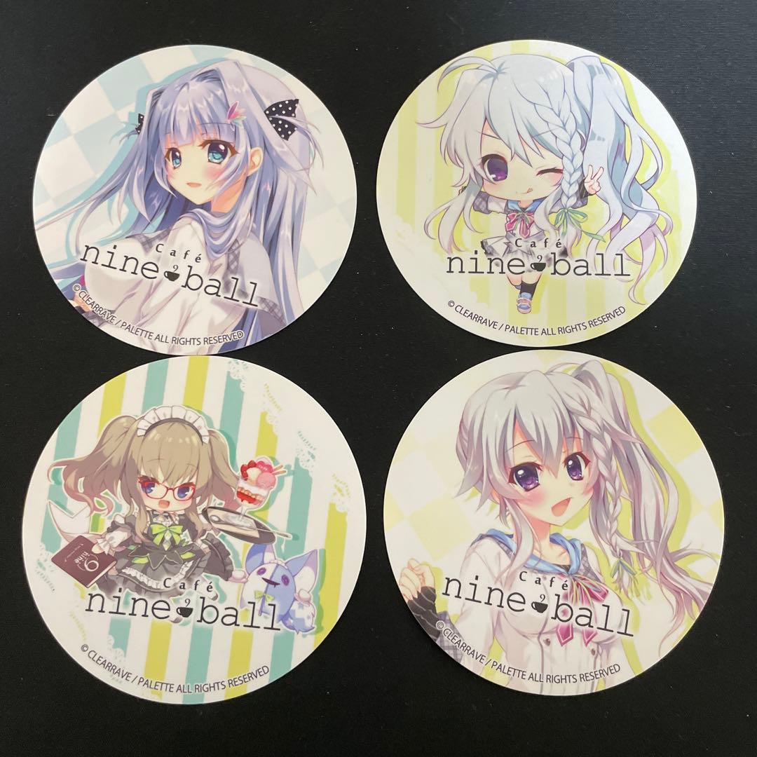 ぱれっとカフェ　会場限定　特典　コースター　9-nine- まとめ売り