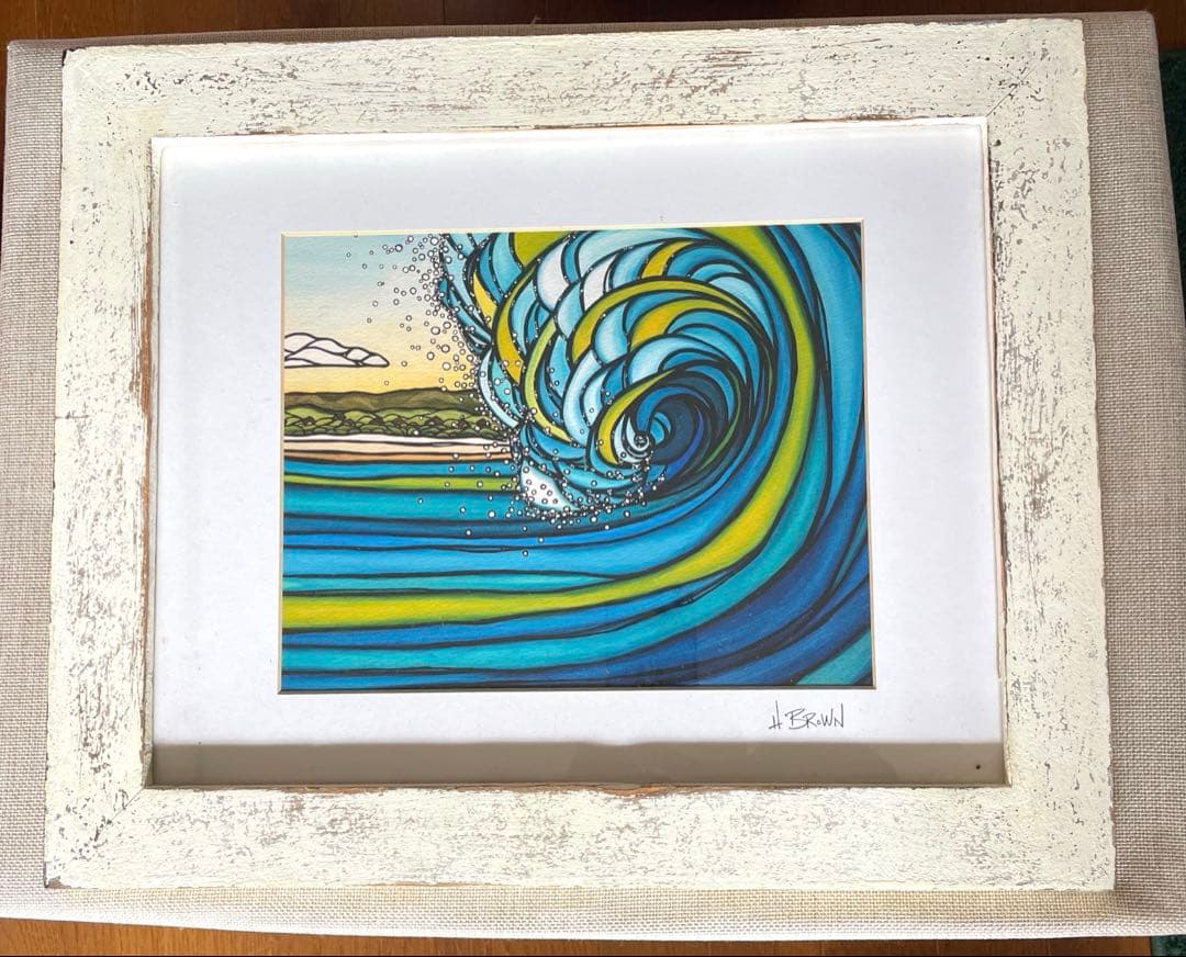 H. Brown 波のアート作品