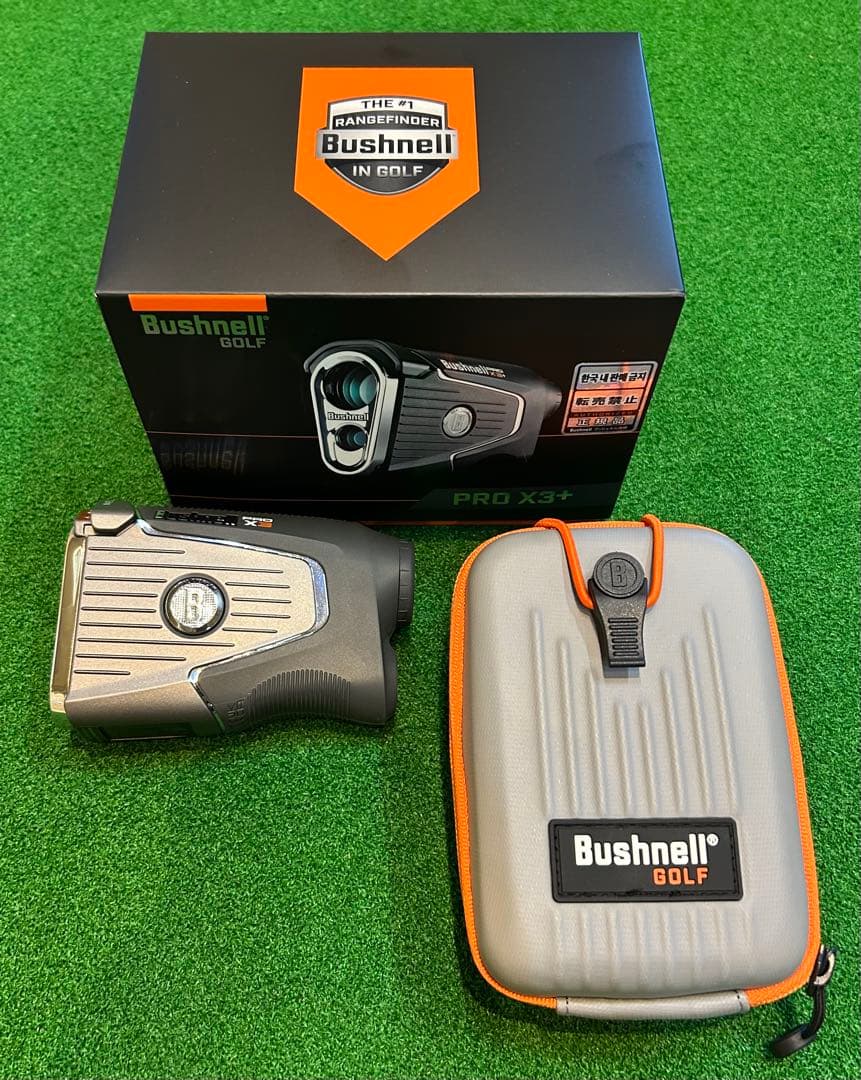新品Bushnell PRO X3 プラスゴルフ用距離計 ケース付き