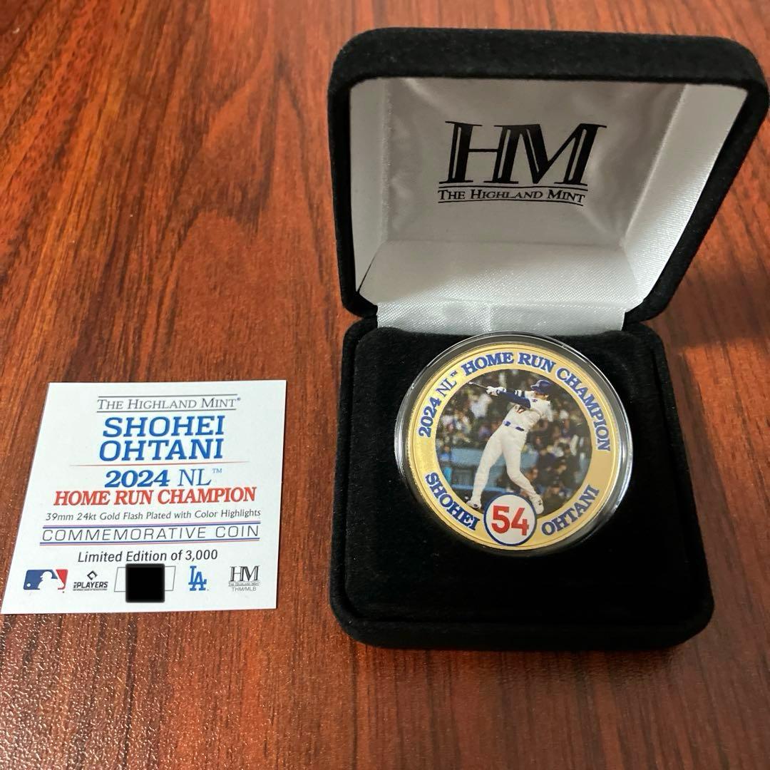 大谷翔平 2024 ナ・リーグ　ホームラン王記念ゴールド