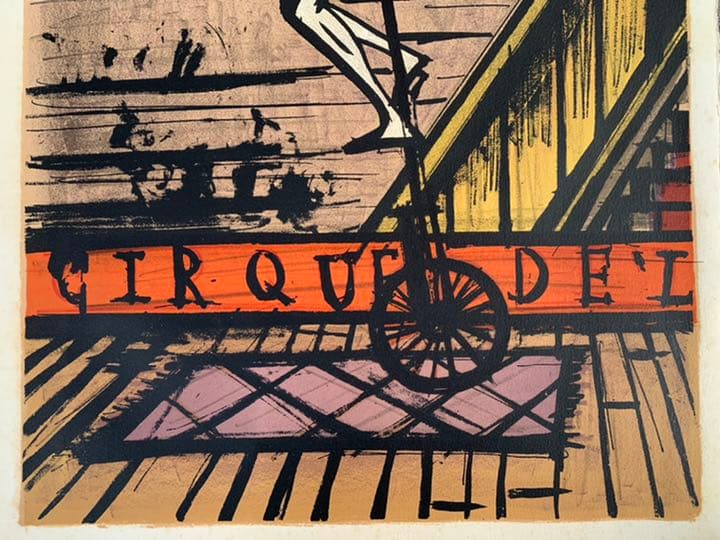 レア!! ベルナール ビュッフェ サーカス シリーズ リトグラフ No.2