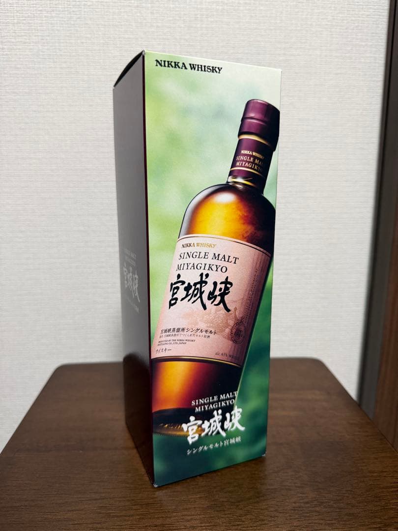 本物　ニッカ　宮城峡　シングルモルト　ウイスキー　700ml 箱付き