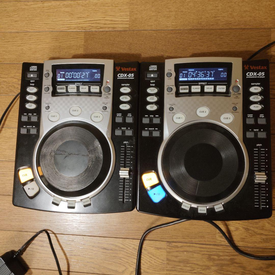 2009年 vestax CDJ CDX-05 2つでセット 基本動作確認済み品