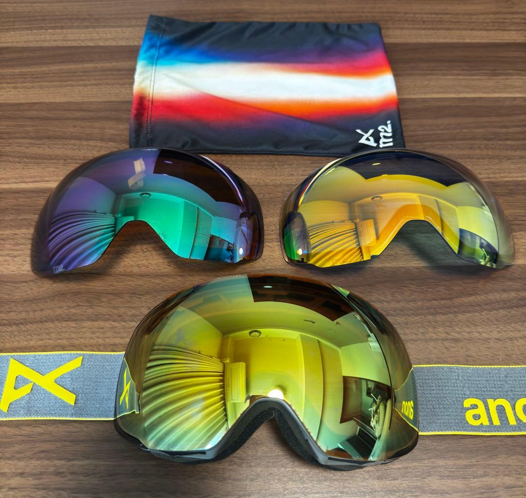 anon m2 ゴーグル 交換レンズ付き　アノン　バートン