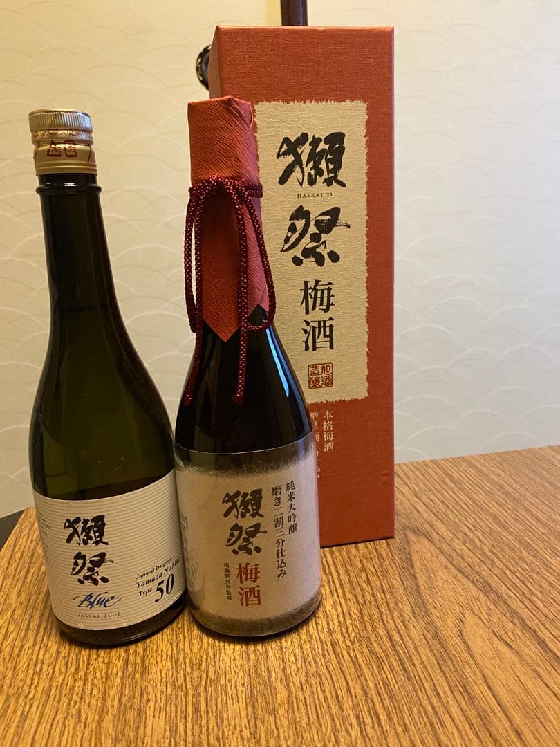 獺祭 梅酒 、獺祭ブルーTYPE50、720ml、2本セット