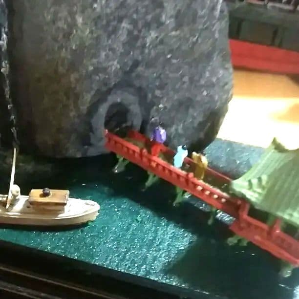 プロフ必読願います❗風景ジオラマ(浮見堂から見る情景)