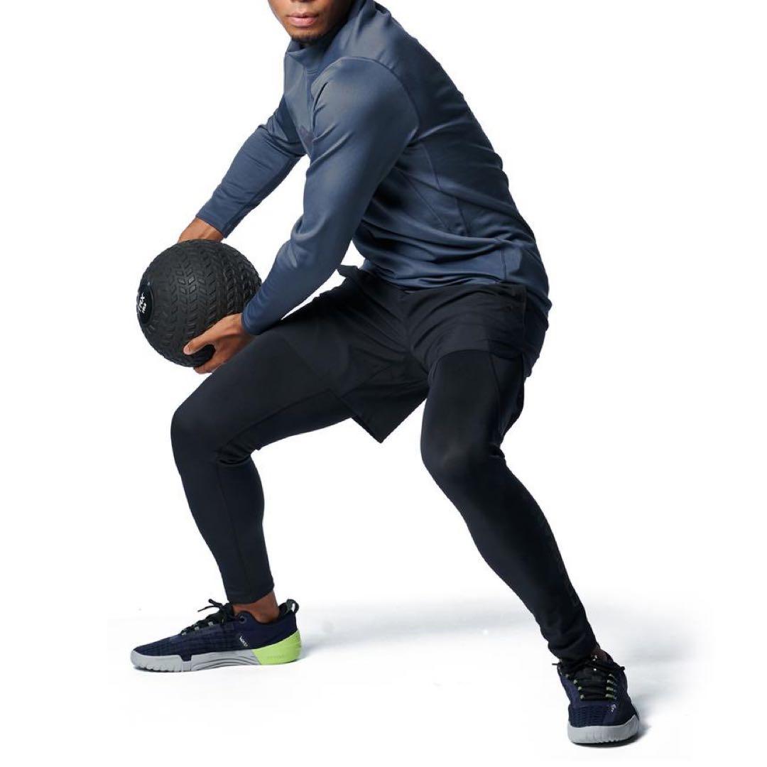 UAコールドギア プロ フィッティド ロングスリーブ シャツ　レギンスセット