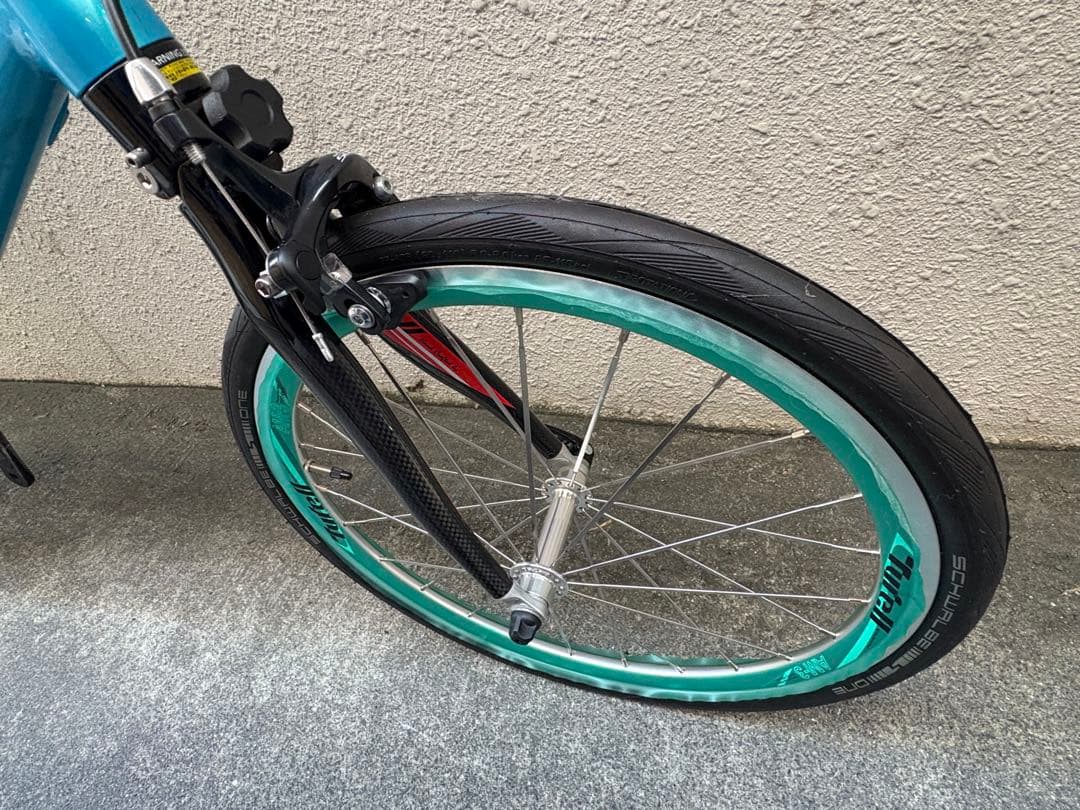 Tyrell FXα 新品未使用　ターコイズブルー　ミニベロ　小径車　タイレル