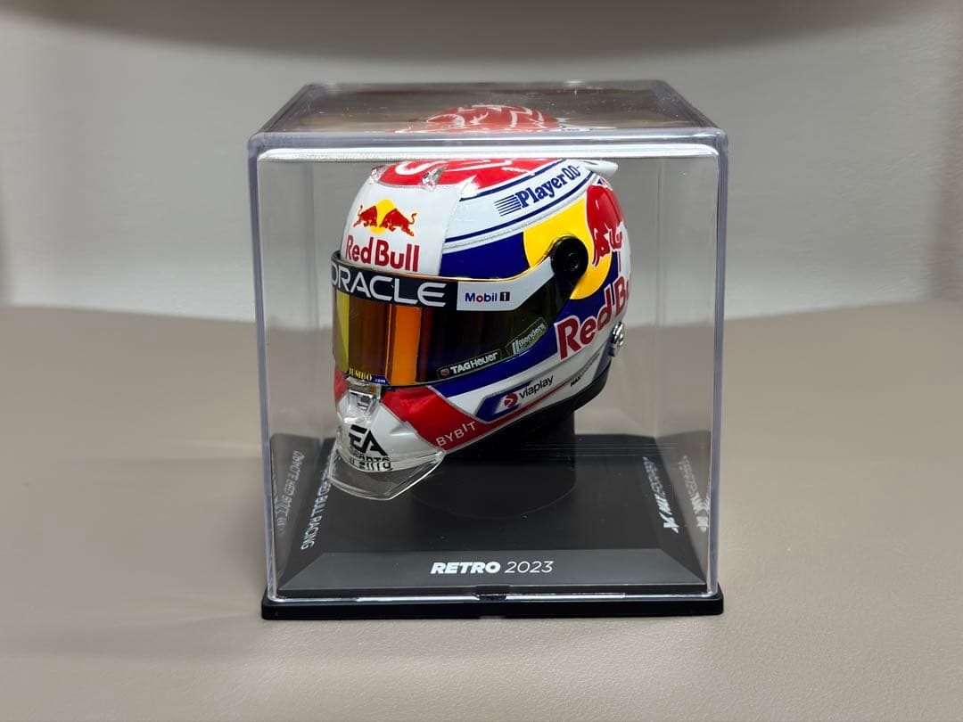 【qhmirai】M.フェルスタッペン ヘルメット2個セット1/4スケール