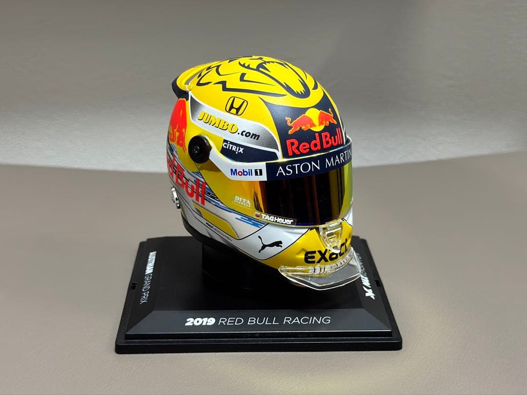 【qhmirai】M.フェルスタッペン ヘルメット2個セット1/4スケール