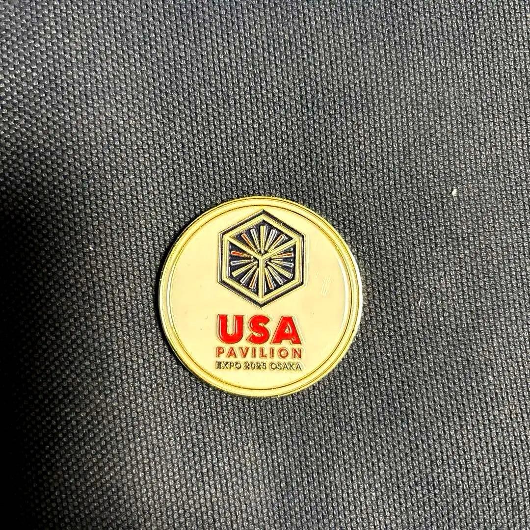 万博　アメリカパビリオン　メダル　