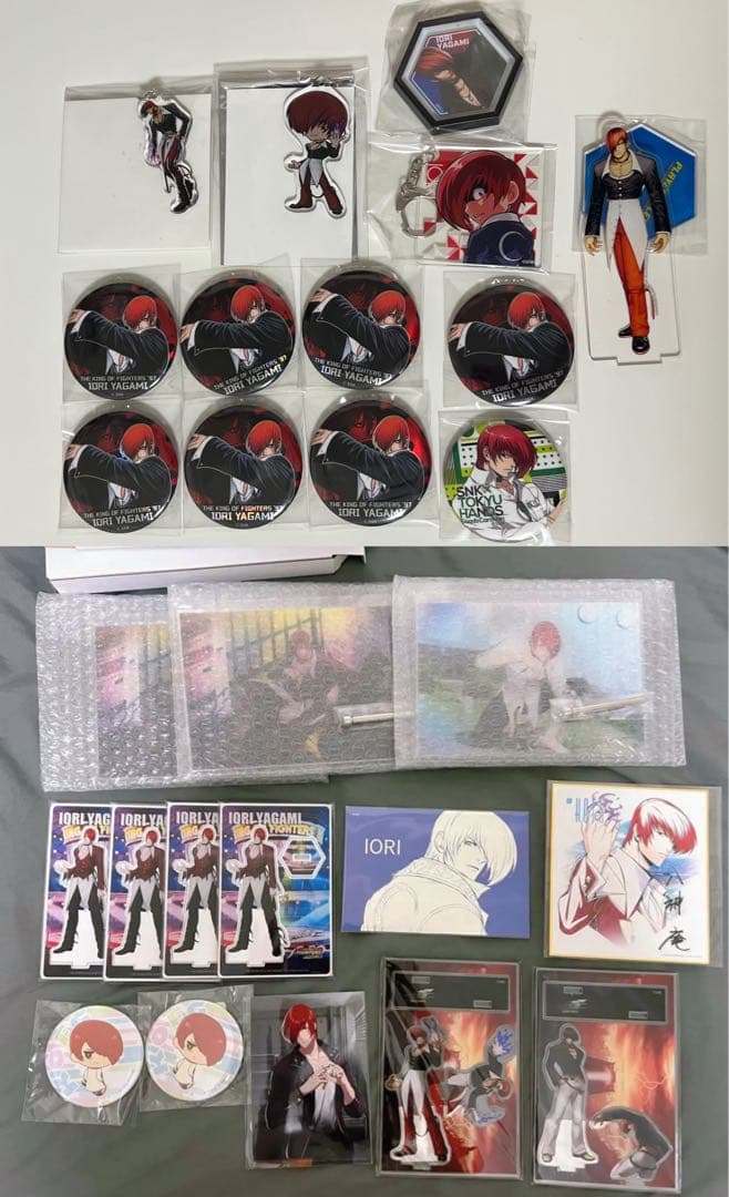 KOFG アクリルスタンド 缶バッジ 八神庵 くじ引き堂 ハンズ