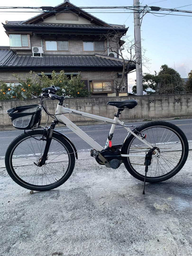 Panasonic 電動アシスト自転車 ホワイト