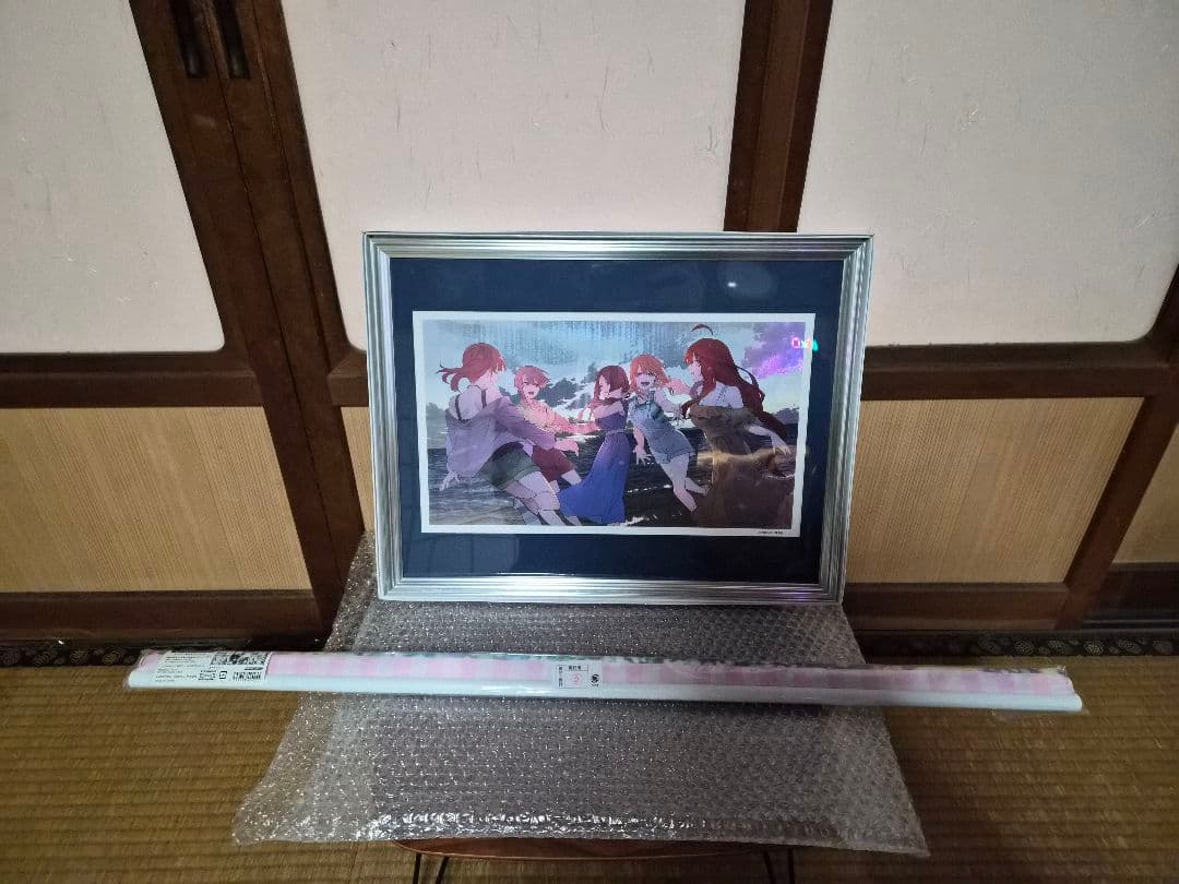 五等分の花嫁 応募者限定メタリック複製原画 五等分の花嫁展 ビッグタペストリー