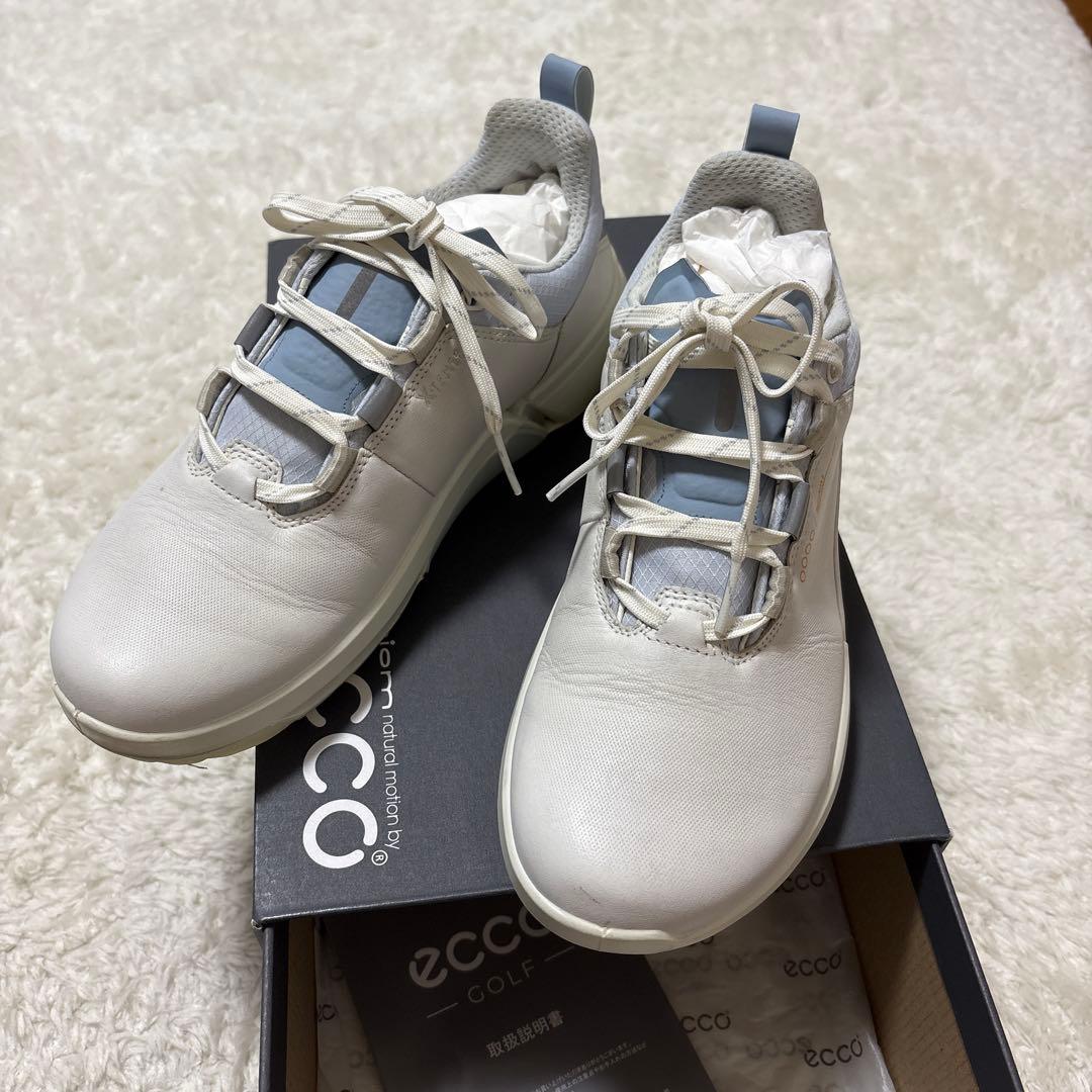 ◼️ご予約済ECCO BIOM H4 ⛳️ゴルフシューズ EU38 ホワイト