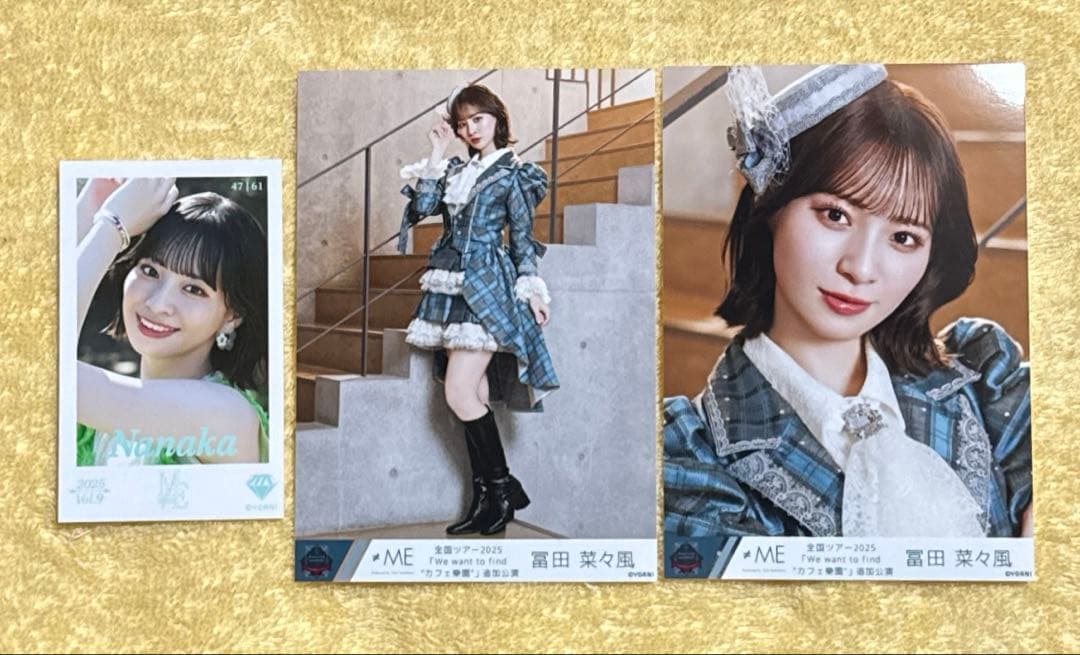 ≠ME 冨田菜々風 神様の言うとーり！ 生写真 セミコンプ ミニフォトカード