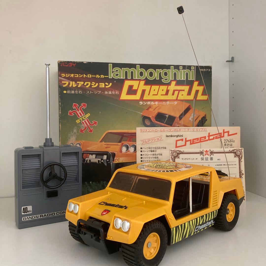 ランボルギーニ　ラジコン　バンダイ　　レトロ　車