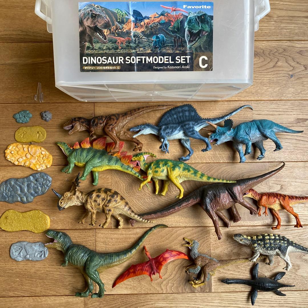 ダイナソー ソフトモデルセットC 恐竜13体