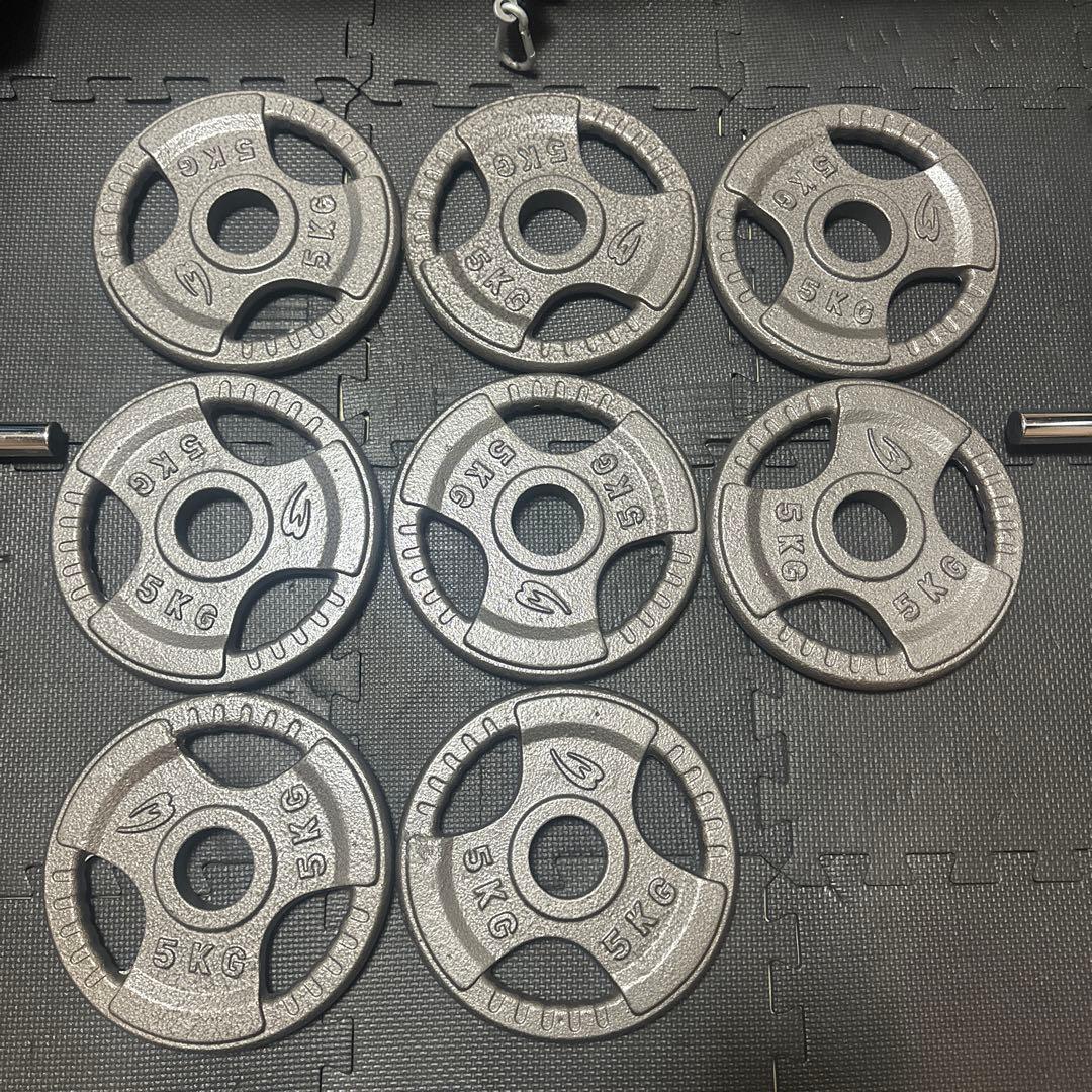 ハンマートーンオリンピックプレート 5kg x 8枚セット