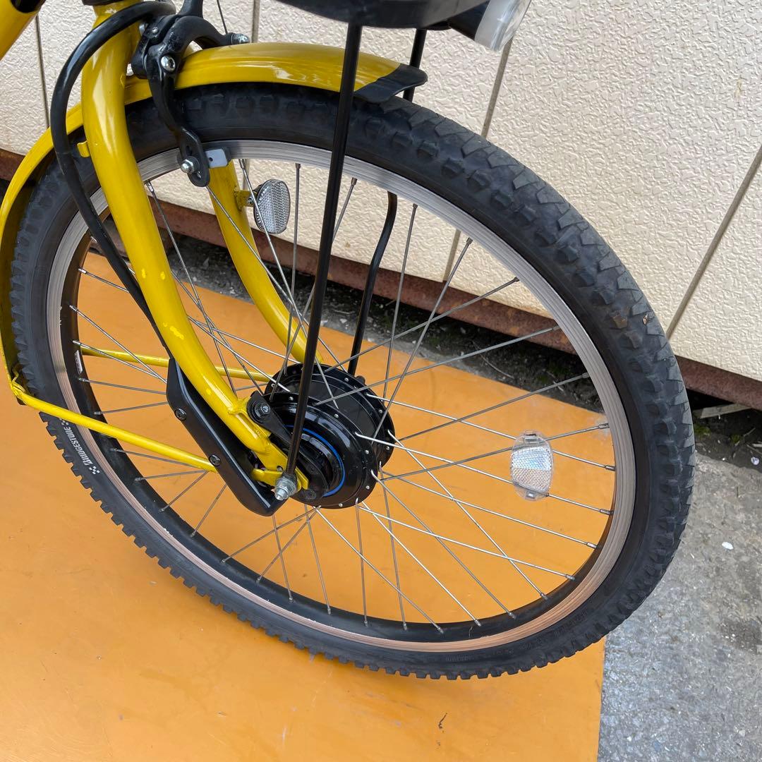みっちゃん　 電動アシスト自転車　ブリヂストン　マスタードイエロー