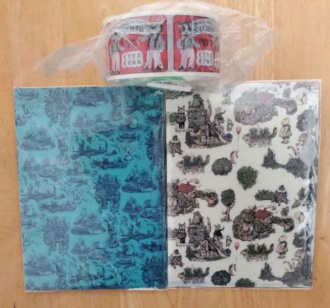 ヒグチユウコ　ボリス雑貨店　レターセット ２種 ＋ PPテープ