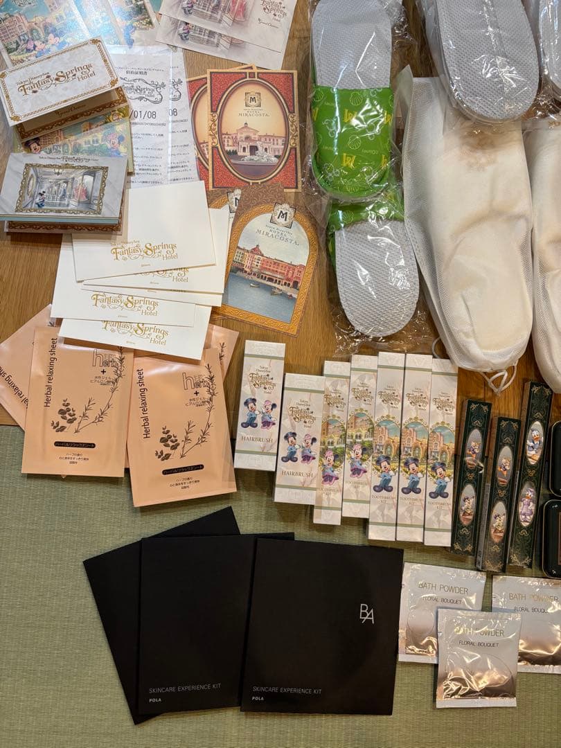 ディズニーホテル アメニティ まとめ売り ファンタジースプリングスホテル 試供品