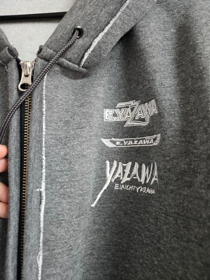 E.YAZAWA フード付きパーカー XL グレー
