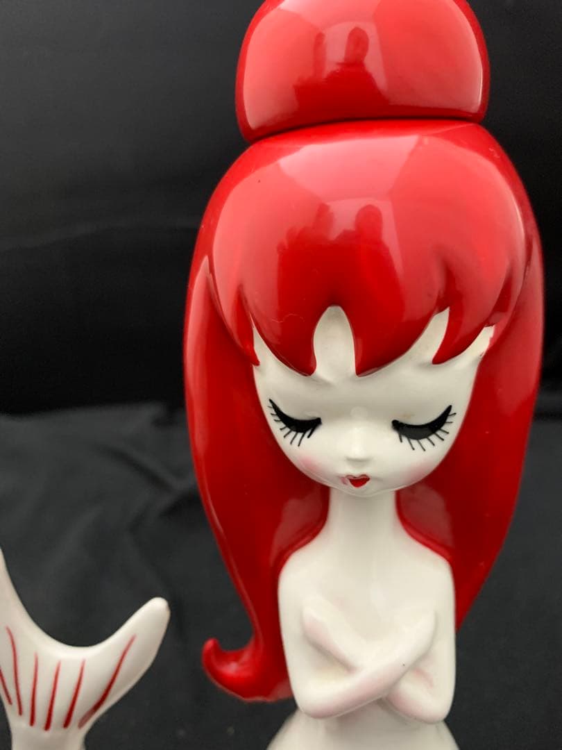 内藤ルネ 人魚 陶器 RUNEs FUNNY GOODS 当時物