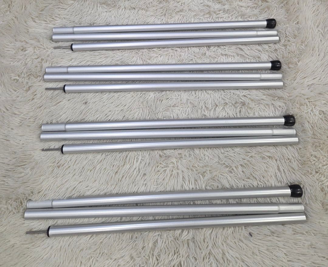 美品　Peak アルミポール170cm 4本セット　スノーピーク