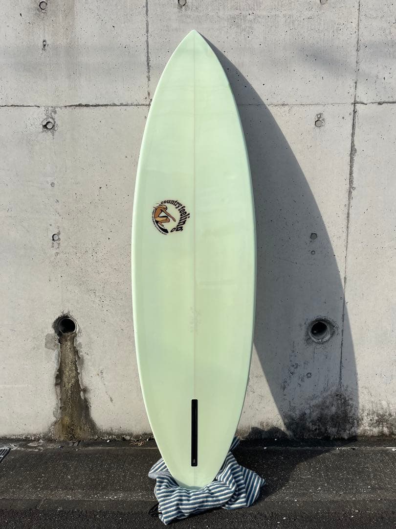 値下げ　【JEFF BUSH MAN】サーフボード　シングルフィン　手渡し限定