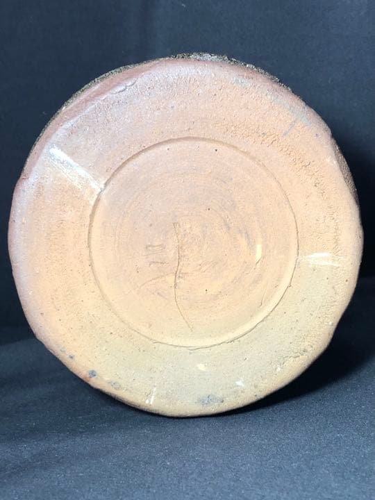 【茶道具】絵唐津水指 裏千家淡々斎箱　外箱付 水指204