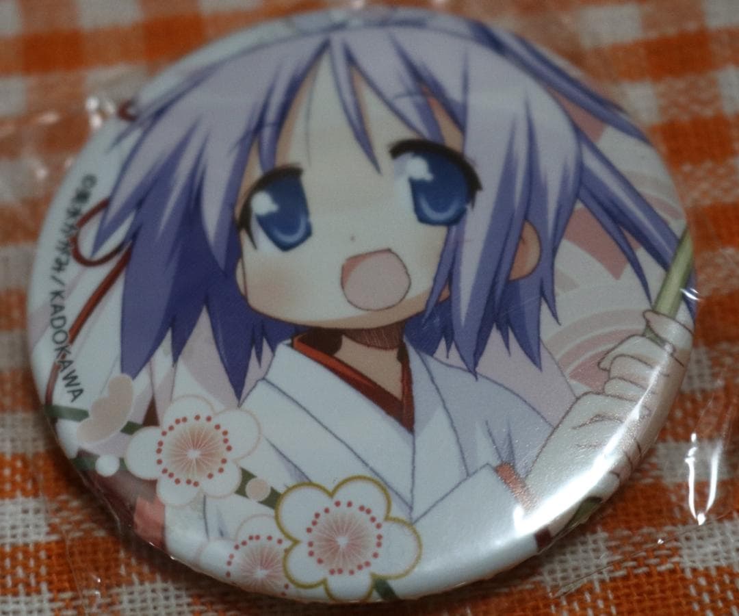 ➖らき☆すた➖　柊つかさ　巫女　缶バッジ