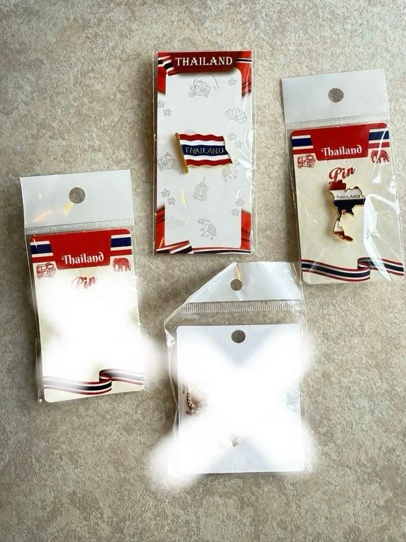 万博　タイ館　ピンバッチ　タイパビリオン　4点セット