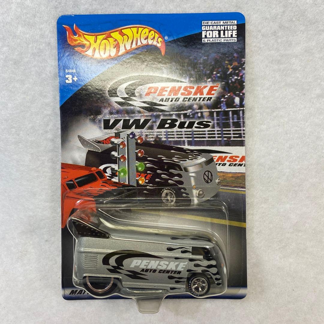 ホットウィール　PENSKE フォルクスワーゲンドラッグバス（銀）