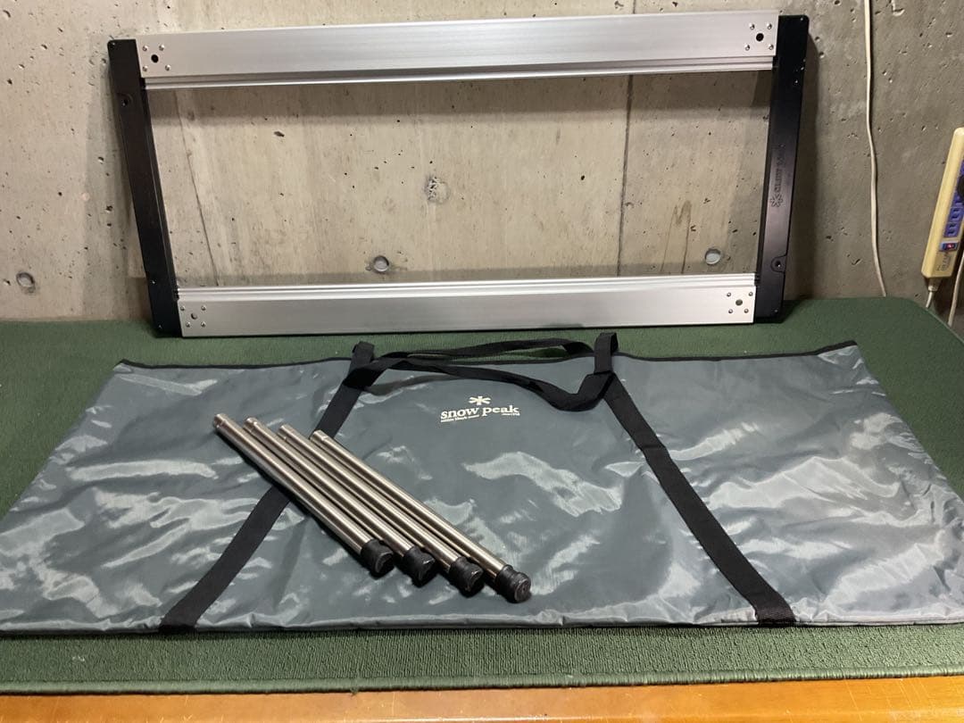 IGT アイアングリルテーブル フレーム ロング ３点セット スノーピーク
