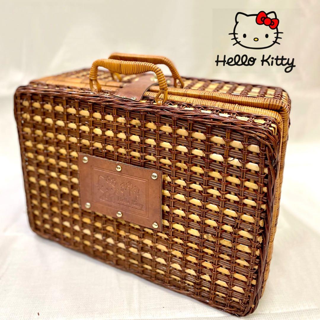 Hello Kitty 籐製ピクニックセット【非売品】