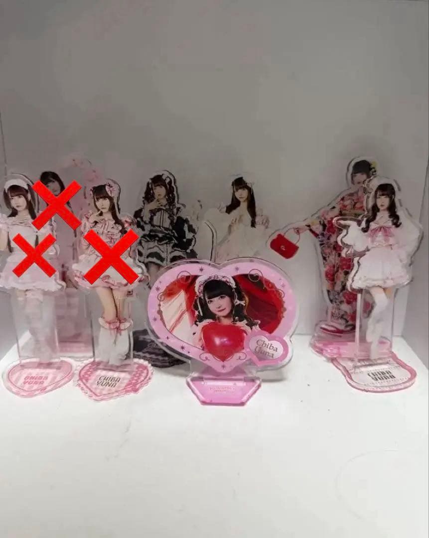 チバゆな アクスタ 5体セット バラ売り可 きゅるして きゅるりんってしてみて