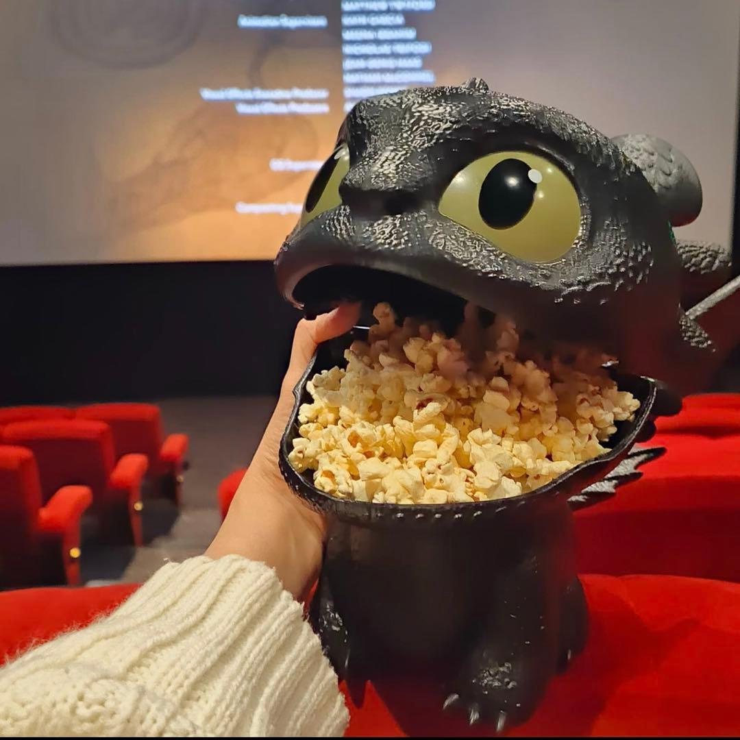 a*u様 ヒックとドラゴン ポップコーンバケット ドラゴン・トゥース