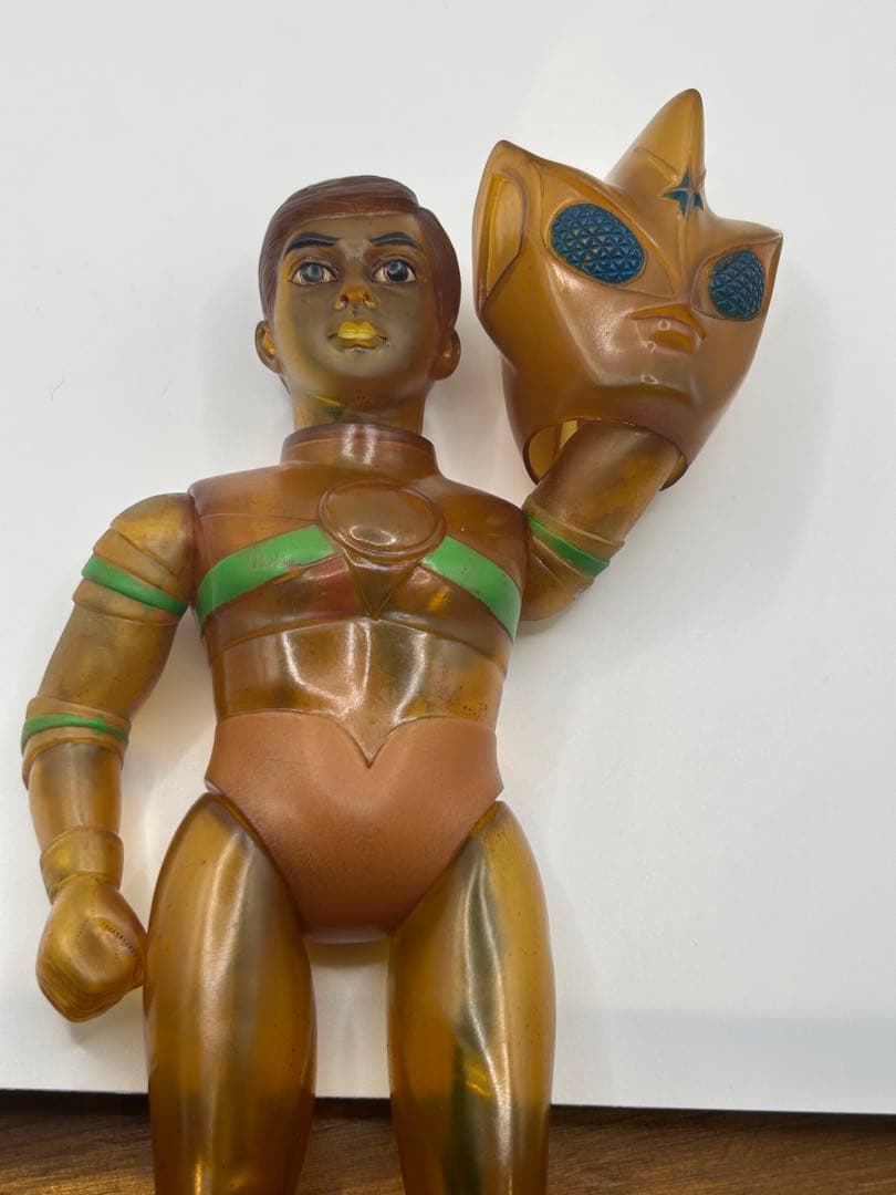 トリプルファイター面取れクリア スケルトン ブルマァク 当時物