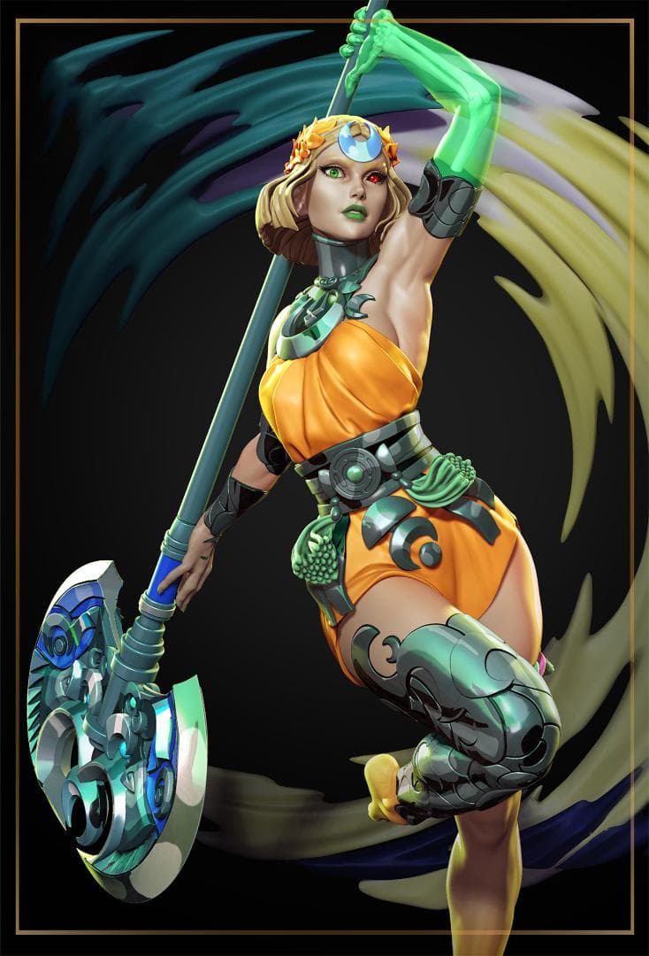 1/10　未塗装 未組立　フィギュア　ガレージキット　メリー ノエ HADES