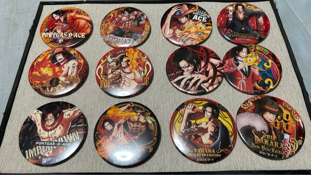 エース 輩缶バッジ まとめ売り 12個