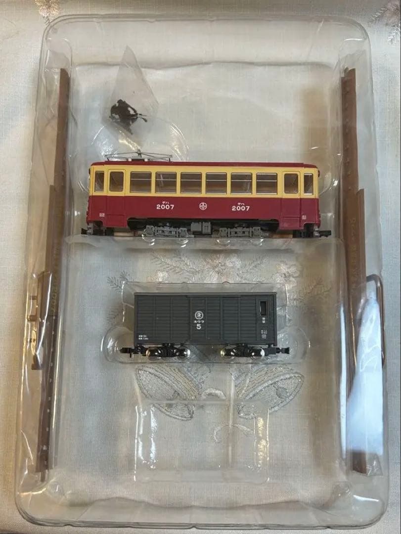 トミーテック 富井電鉄　猫屋線 直通用路面電気機関車＋客車/貨車セット　2両2点