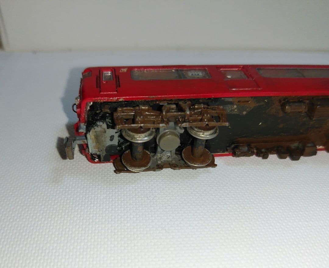 ウィンダー様鉄コレ　名鉄7700系Ｎ化済み及び各部汚し加工、デティールアップ仕様