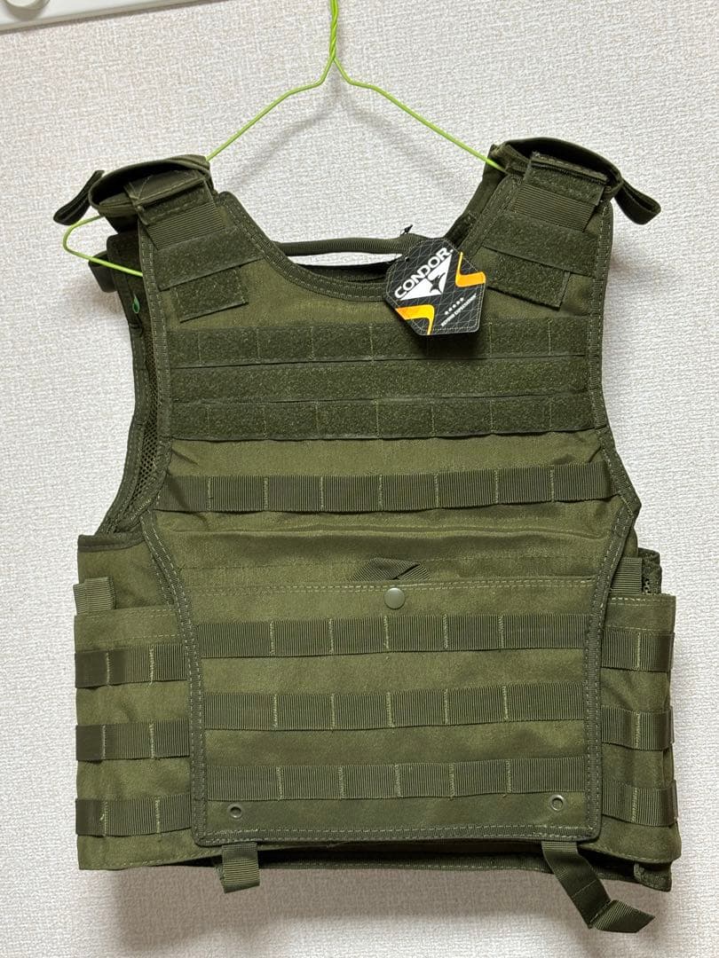CONDOR EXOプレートキャリア　ボディーアーマー　タクティカルベスト　OD
