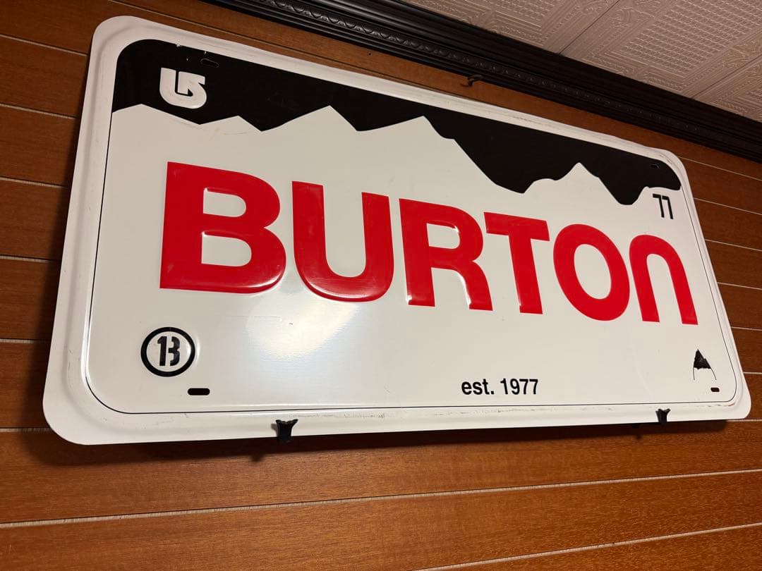 BURTON ショップ看板/レトロ看板/レア物