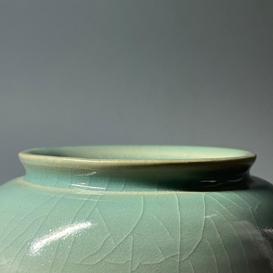 唐物 青磁洗 中国美術 古玩 擺件 SN785